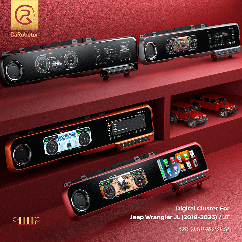 Carobotor J Max dashboard for Jeep Wrangler JL & Gladiator 2018-2023