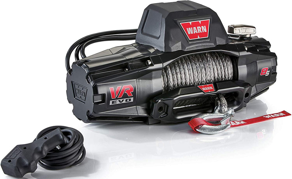 VR EVO 8-S - 8,000 lbs Winch With Synthetic Rope and Wireless Remote, 12V