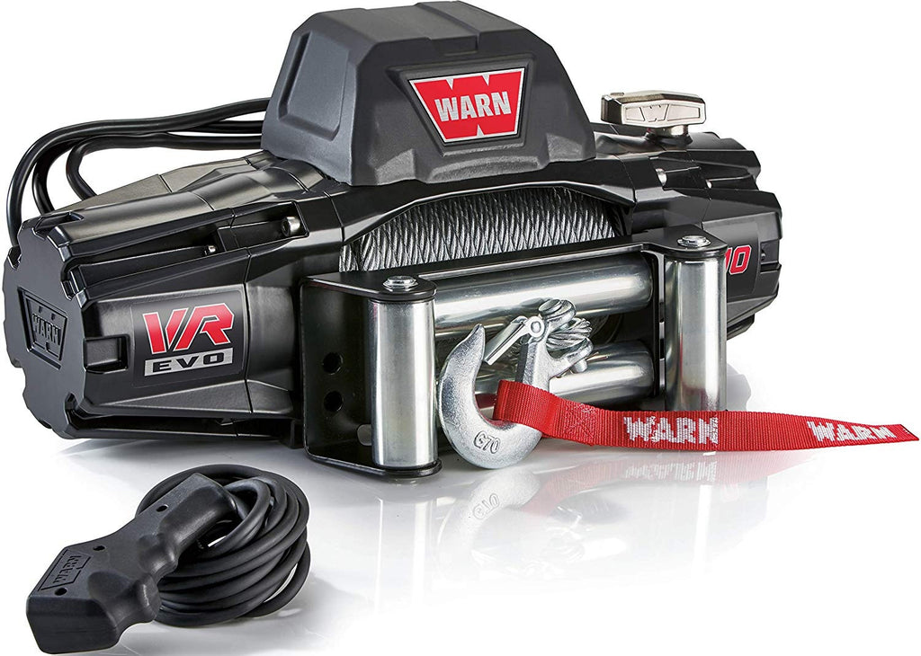 VR EVO 10 - 10,000 lbs Winch With Steel Rope and Wireless Remote, 12V