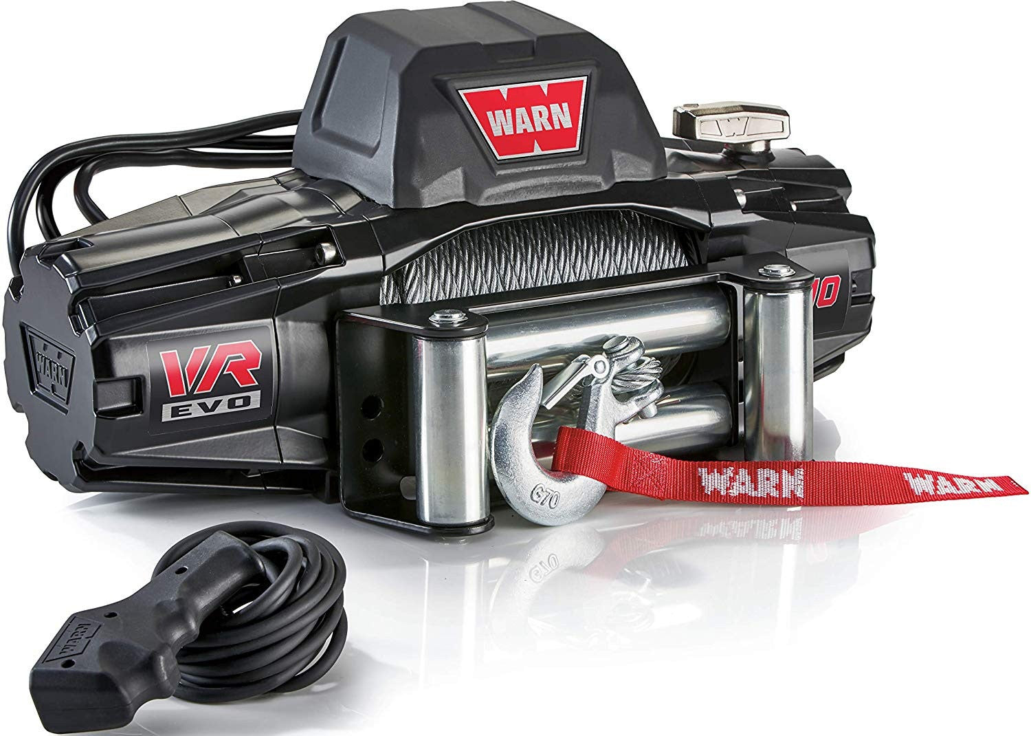 VR EVO 10 - 10,000 lbs Winch With Steel Rope and Wireless Remote, 12V