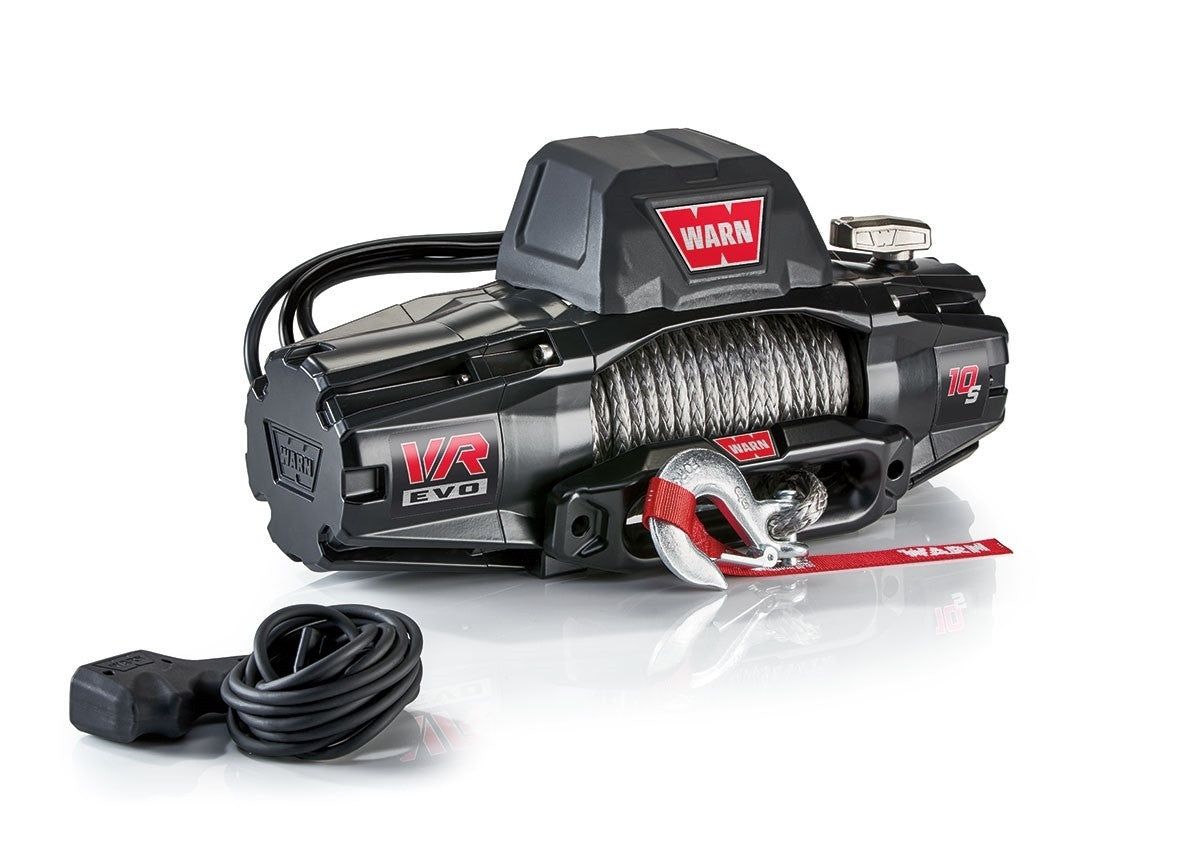 VR EVO 10-S - 10,000 lbs Winch With Synthetic Rope and Wireless Remote, 12V