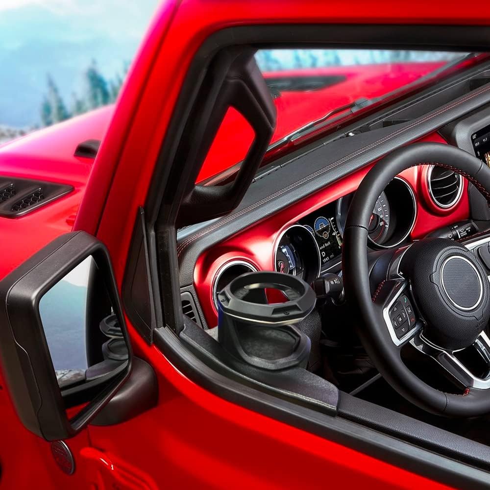 Window Cup Holder For Jeep Wrangler JL & Gladiator 2018 - 2025