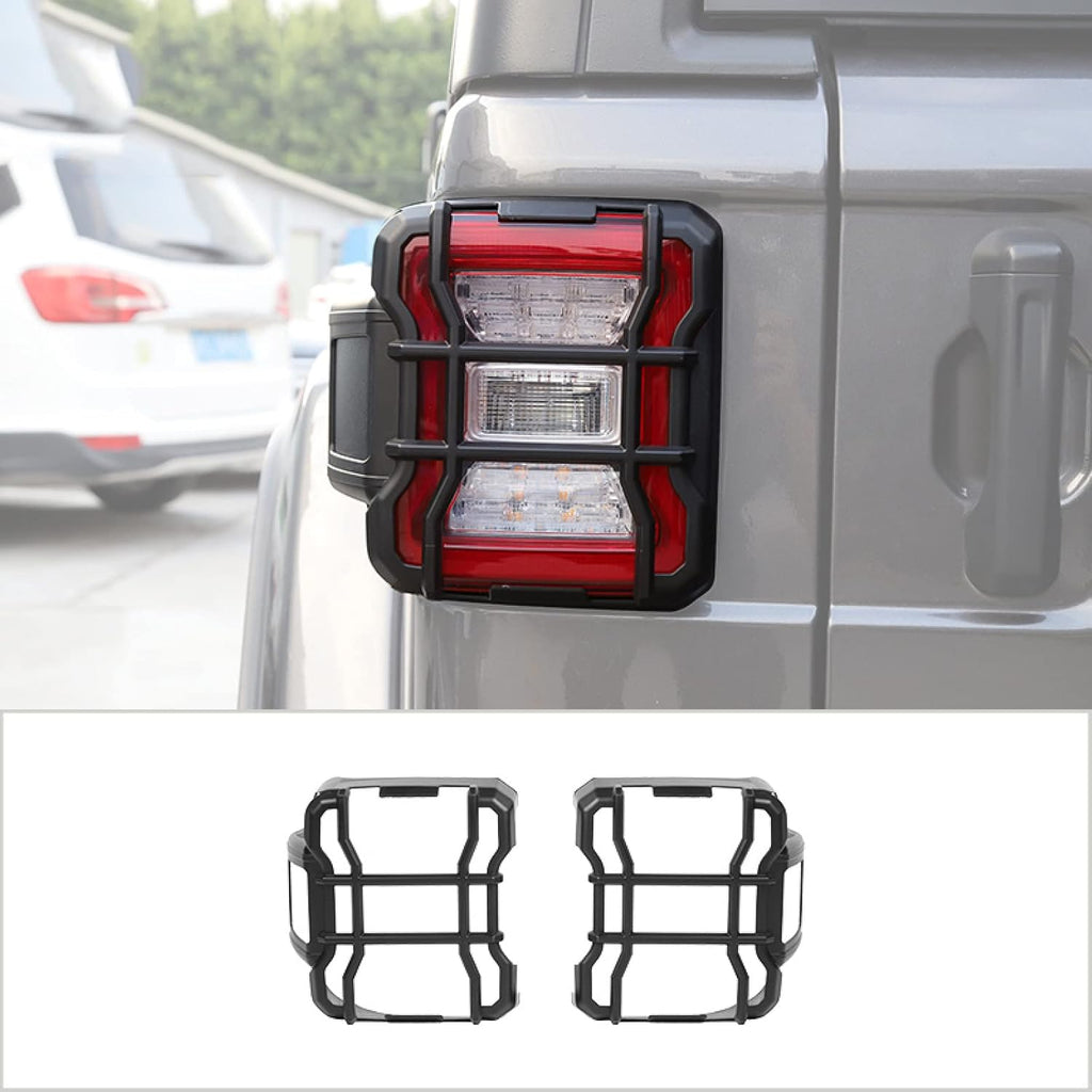 Aluminum Tail Light Cover Guards for Jeep Wrangler JL 2018-2025