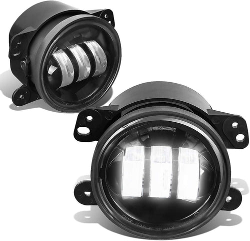 4 inches Led Fog Lights for Jeep Wrangler JK & JL 2007-2025