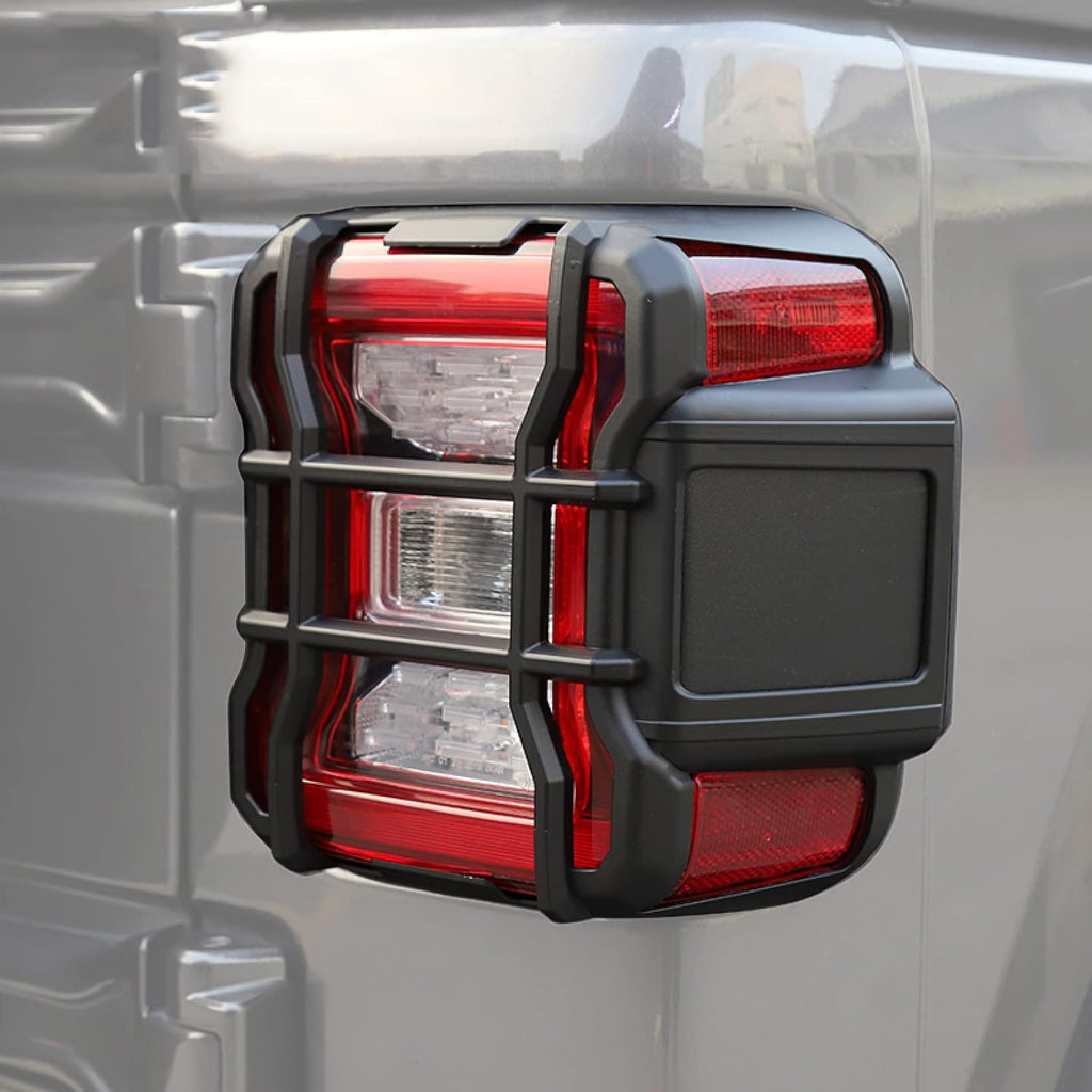 Aluminum Tail Light Cover Guards for Jeep Wrangler JL 2018-2025
