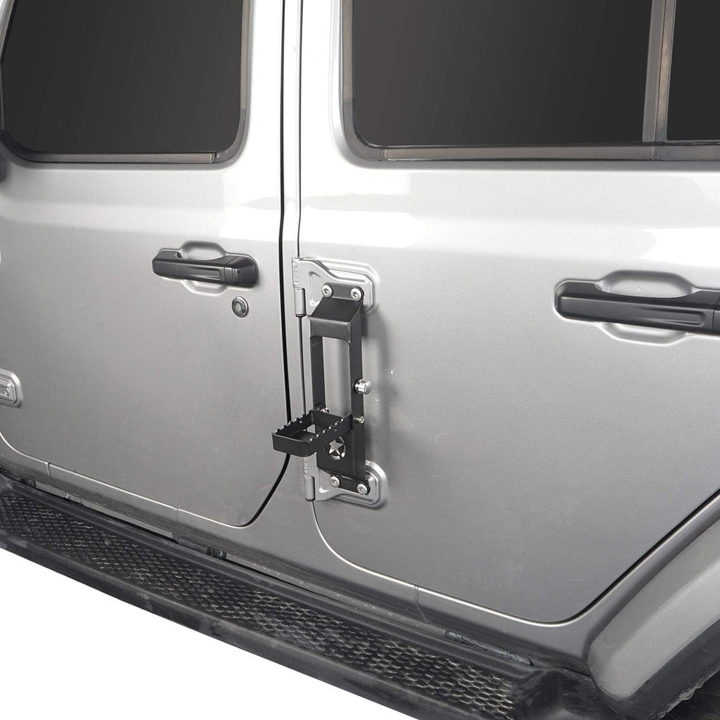 Door Hinge Step With Star Logo for Wrangler JK & JL & Gladiator 2007-2025 2 pec