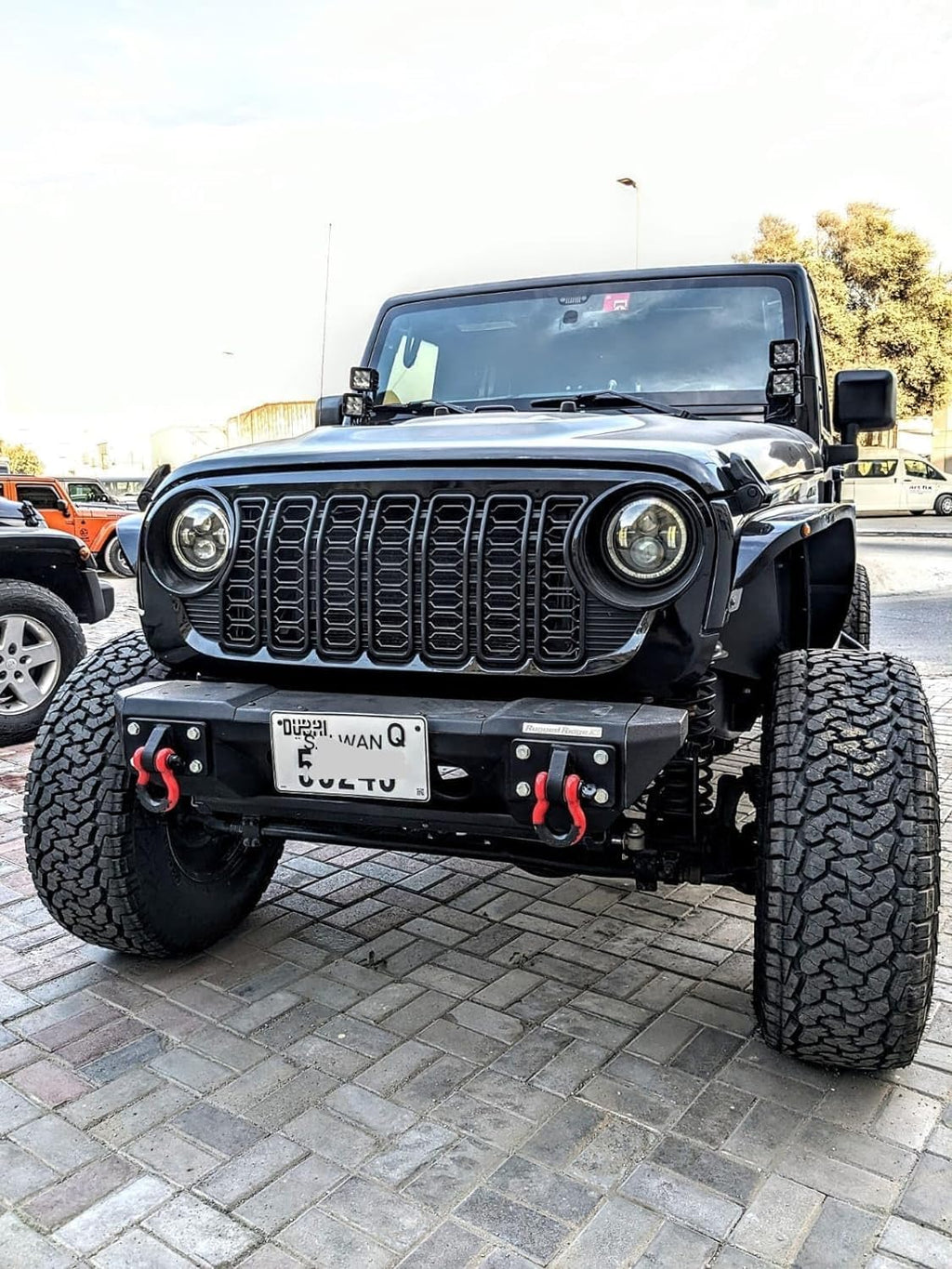 Grill  2024 Style for Jeep Wrangler JK 2007 - 2017