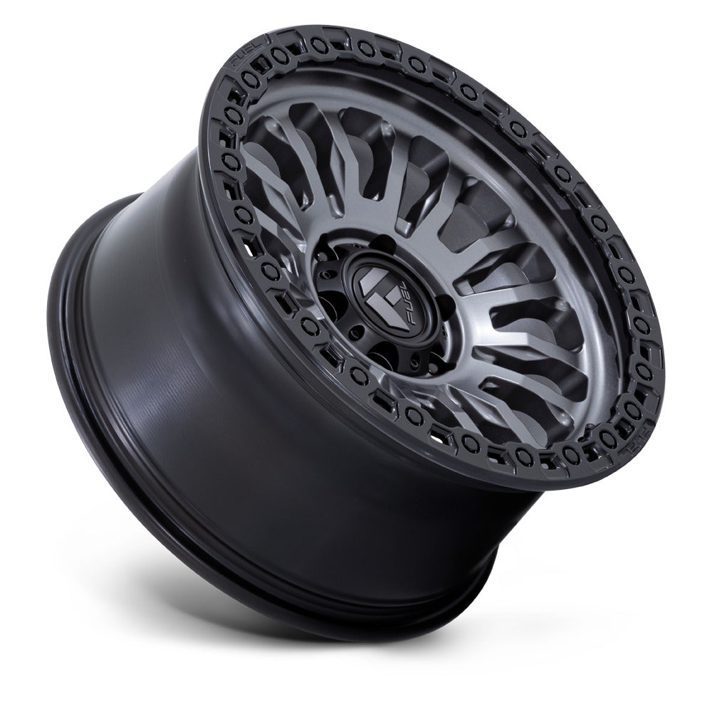 FC857 RINCON 17X9 5X127 ET-12 CB71.5 MATTE GUNMETAL / MATE BLACK RING