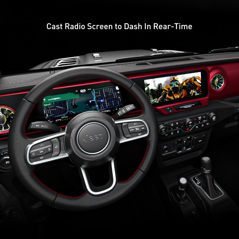 Carobotor J Max Pro dashboard for Jeep Wrangler JL & Gladiator 2018-2023