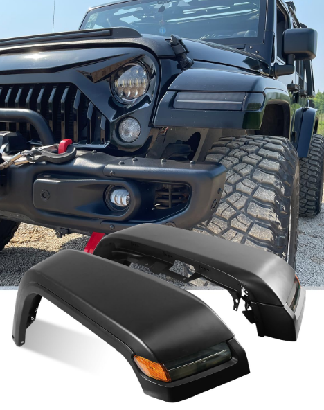 fenders with led light Conversion from JK To JL for Jeep Wrangler JK 2007-2017