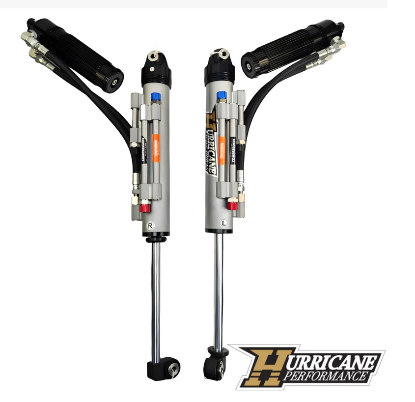 Hurricane Performance Extreme Series Shocks 2.5" Triple Bypass Adjustable (Front Oil Pipe From Down Side) for Jeep Wrangler JL,JT & 392 (NEW DESIGN)
