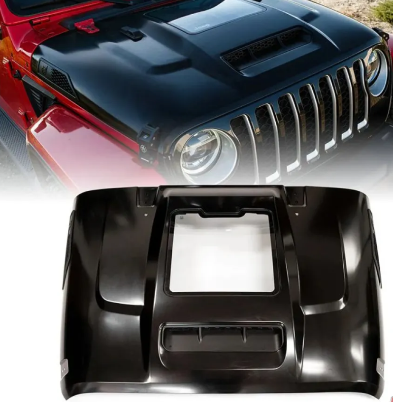 Glass Hood for Jeep Wrangler JL & gladiator 2018 - 2025