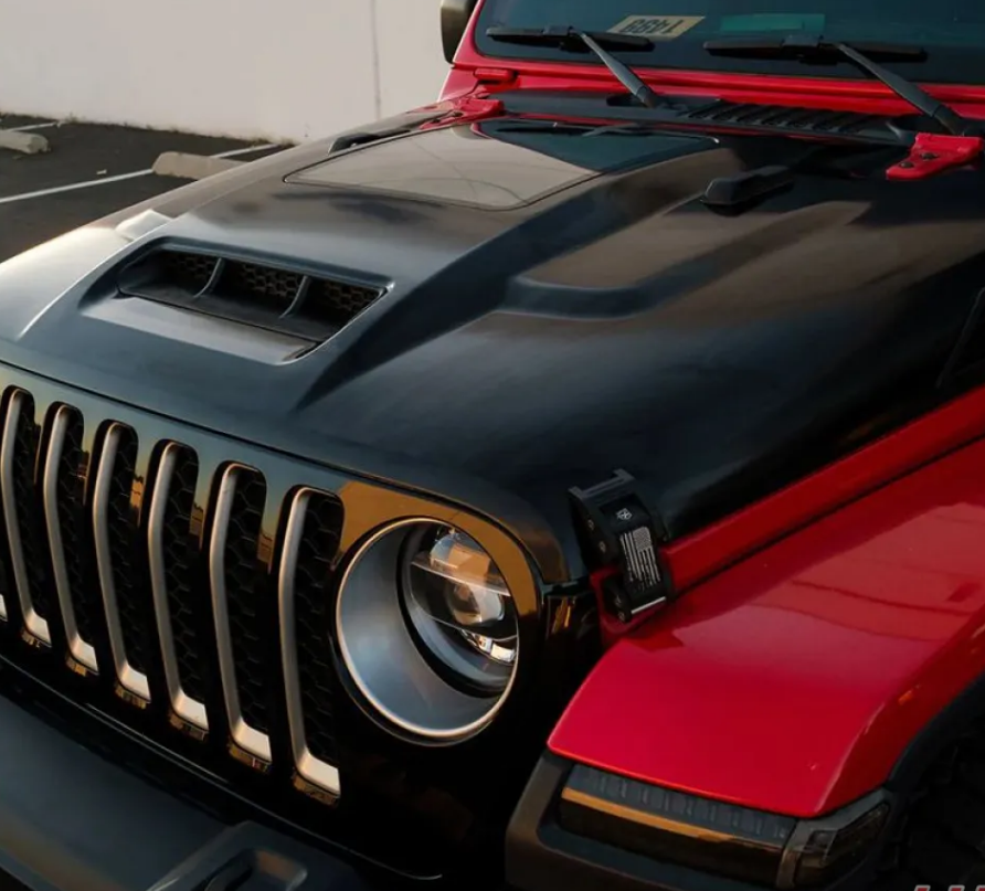 Glass Hood for Jeep Wrangler JL & gladiator 2018 - 2025