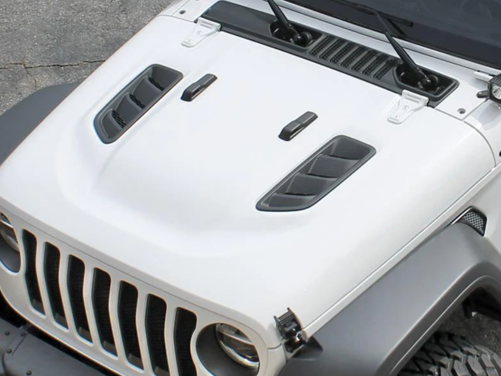 DV8 Rubicon bonnet for Jeep Wrangler JL & GLADIATOR 2018 - 2025