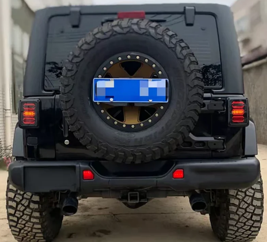 JL style Rear bumper For jeep JK 2007 To 2017 ( without sensor holes )