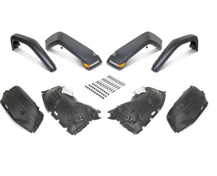 High Fenders with LED Lights for Jeep Wrangler JL 2018 - 2025