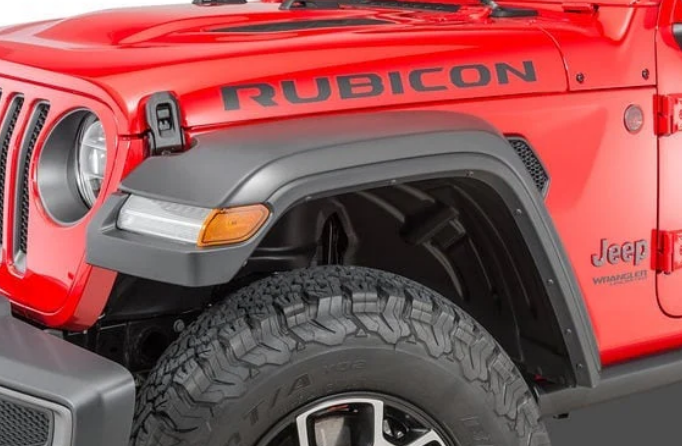 High Fenders with LED Lights for Jeep Wrangler JL 2018 - 2025