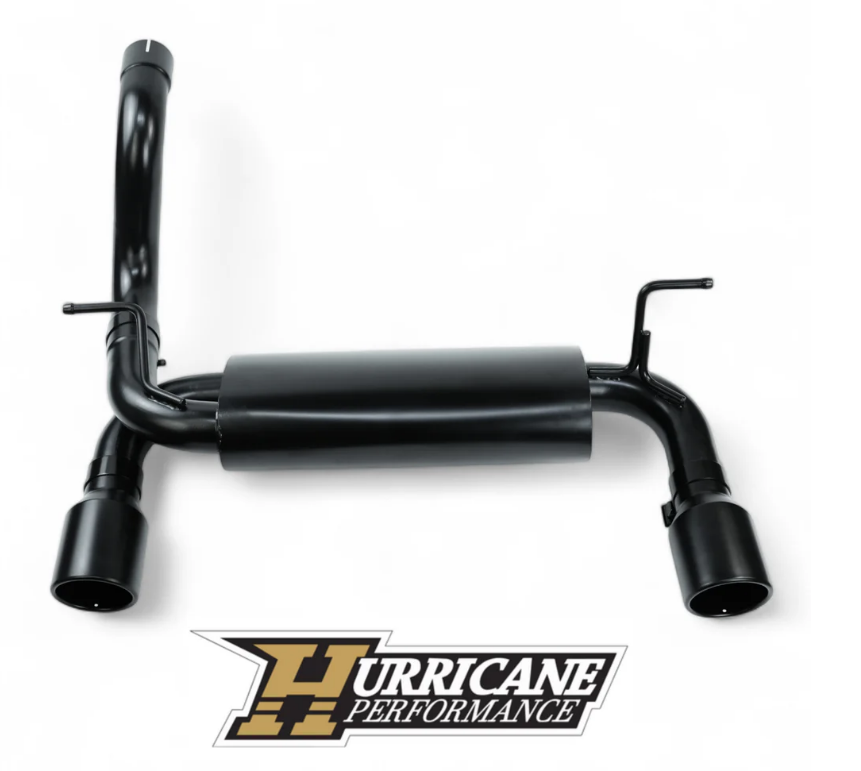 Hurricane Performance R-Tech Axle-Back Exhaust for Jeep Wrangler JL 2018 - 2025