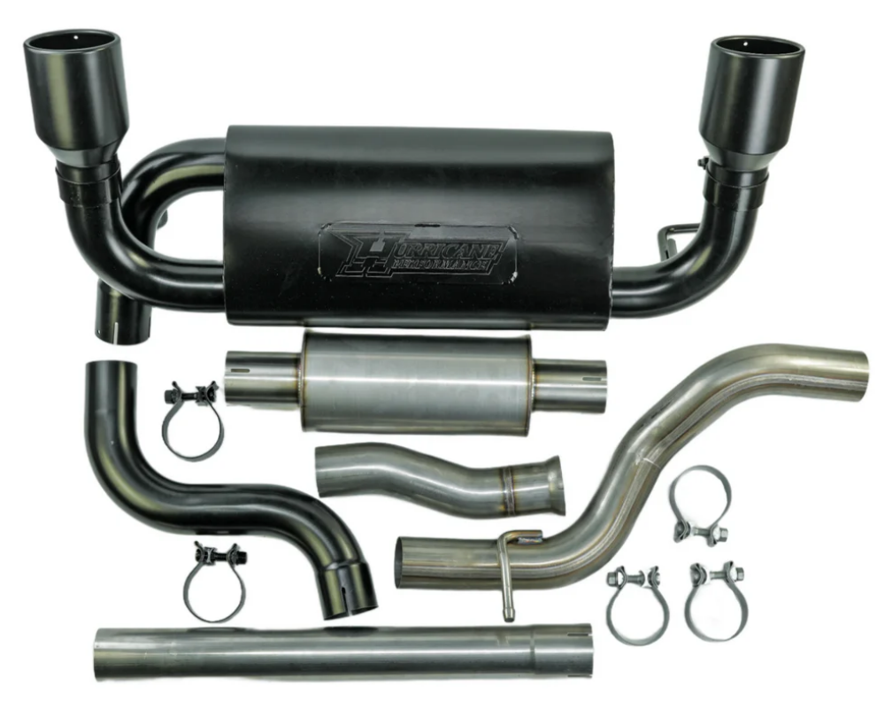 Hurricane Performance R-Tech Cat-Back Exhaust for Jeep Wrangler JL 2018 - 2025