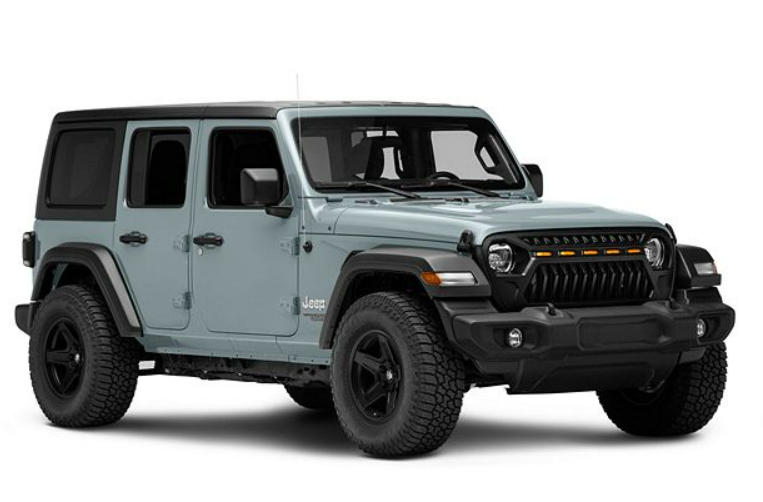 LED Topfire Grill for Jeep Wrangler JL 2018-2025