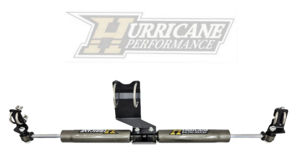 Hurricane Performance Dual Steering Stabilizer for Jeep Wrangler JL / JT 2018 - 2025