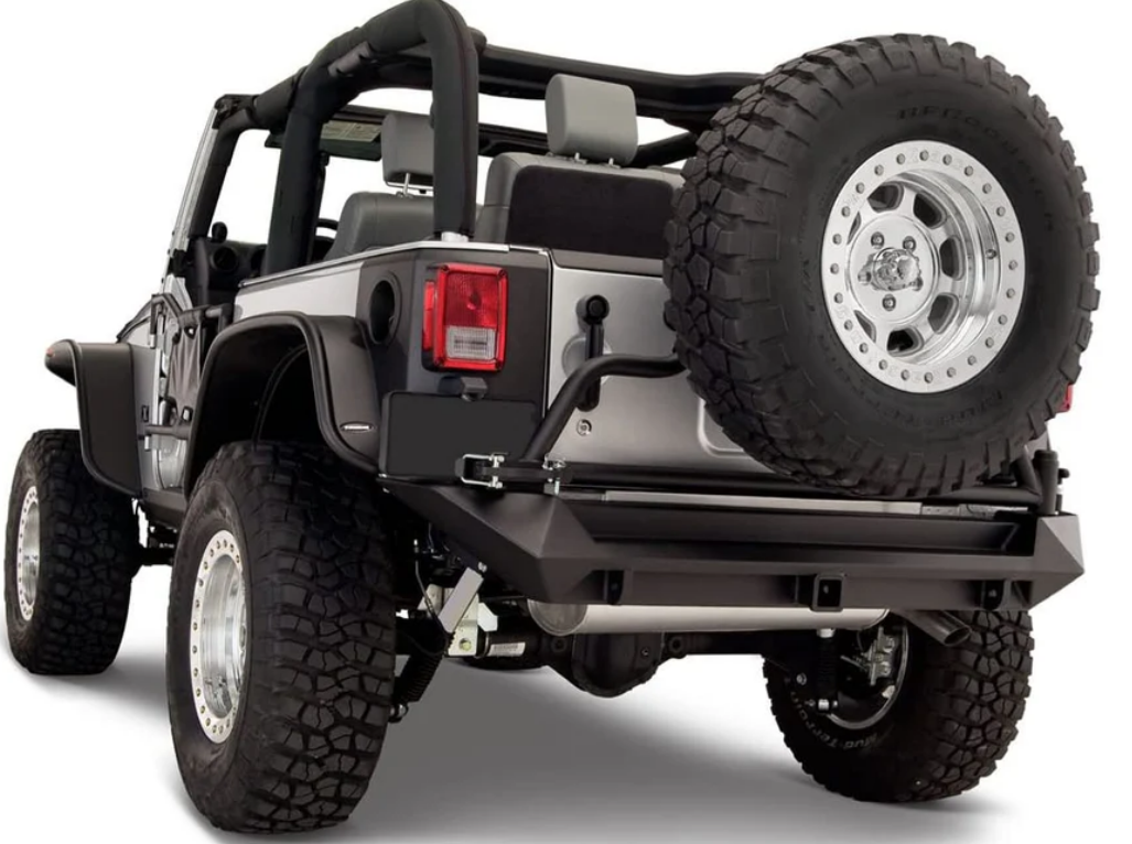 Plastic Flat Style Fender Flare Set for Jeep Wrangler JK 2007 - 2025