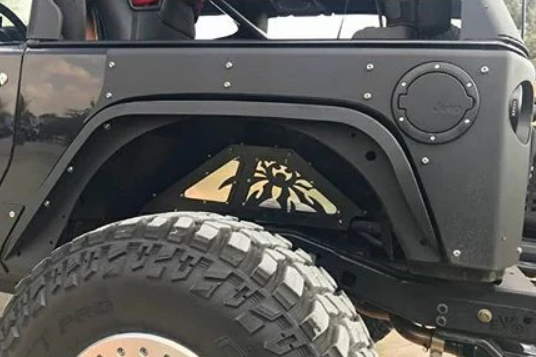 Aluminum Inner Fenders for Jeep Wrangler JK 2007 - 2017