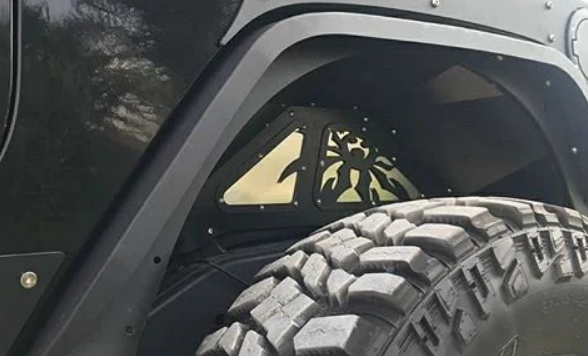 Aluminum Inner Fenders for Jeep Wrangler JK 2007 - 2017