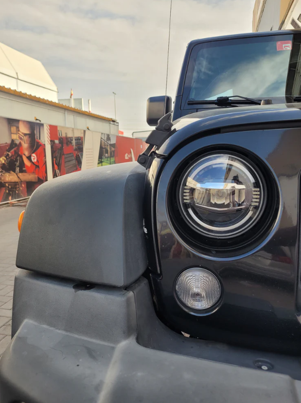 LED headlight for Jeep Wrangler JK/TJ- With indicator