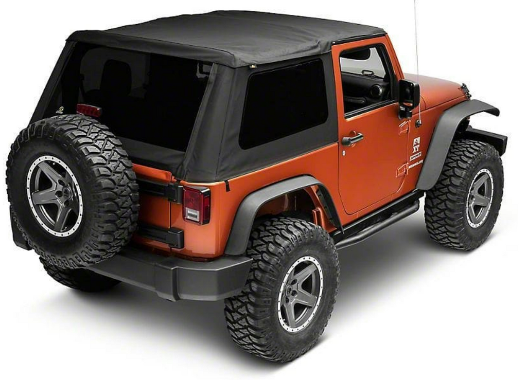 Trektop NX Soft Top from Bestop for Jeep Wrangler JK 2007 - 2017