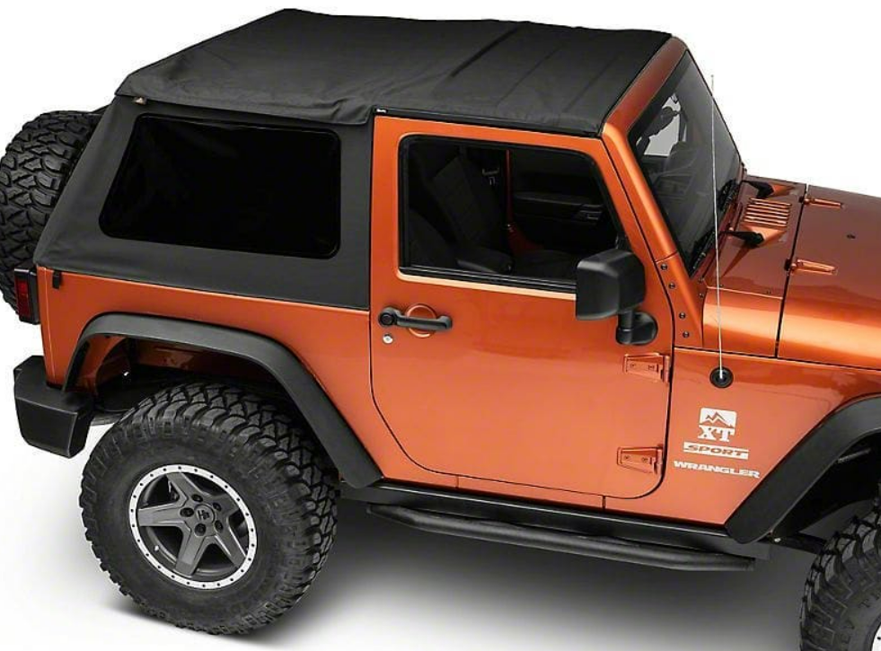 Trektop NX Soft Top from Bestop for Jeep Wrangler JK 2007 - 2017