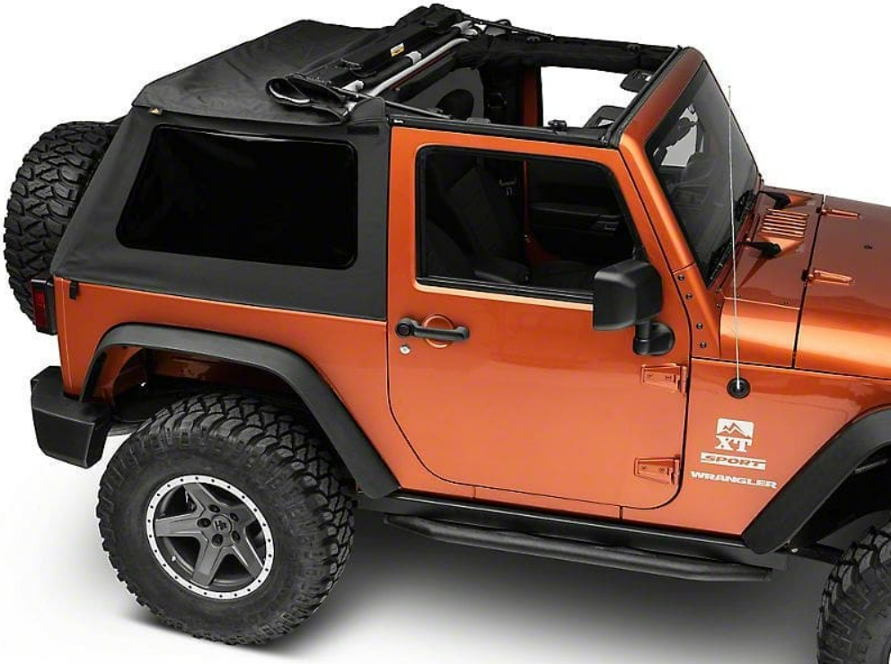 Trektop NX Soft Top from Bestop for Jeep Wrangler JK 2007 - 2017