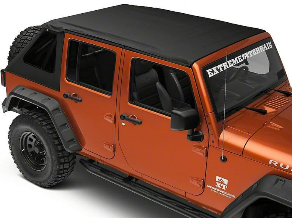 Trektop NX Soft Top from Bestop for Jeep Wrangler JK 2007 - 2017