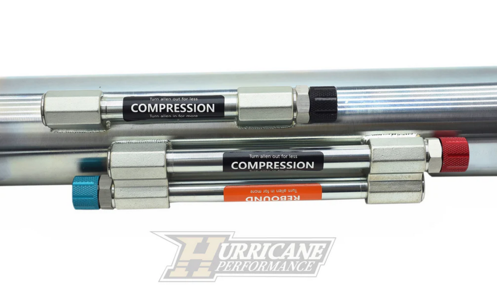 Hurricane Performance Extreme Series Shocks 3.0", Triple Bypass Adjustable for Jeep Wrangler JL,JT & 392