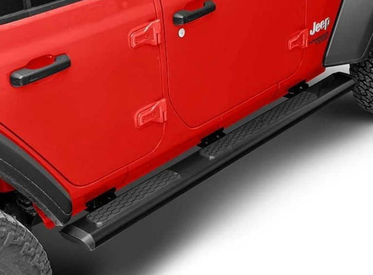Nerf Bars Aluminum Side Step For 4 Door Jeep Wrangler JL 2018 - 2025