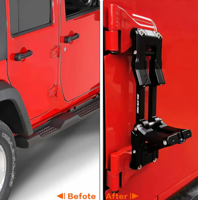 FURY Door Hinge Step For Jeep Wrangler JK & JL & Gladiator 2007 - 2025