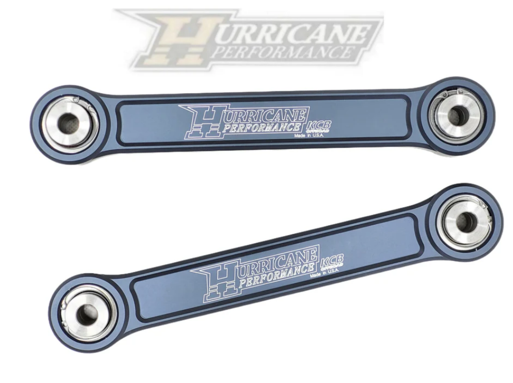 Hurricane Performance Forged Aluminium Front Sway Bar End Link with Heim Joints Made in USA for Jeep Wrangler JL/JK