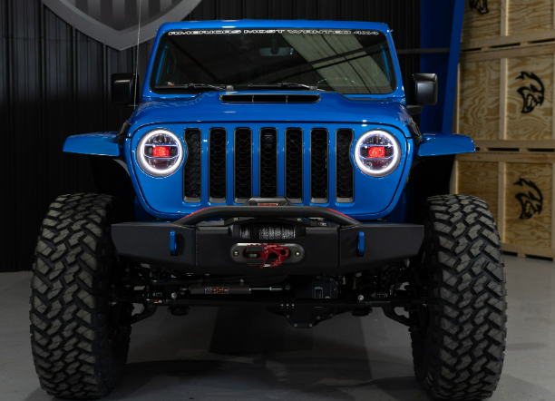 Hellcat Style RGB Head Light For Jeep Wrangler JL & Gladiator 2018 - 2025