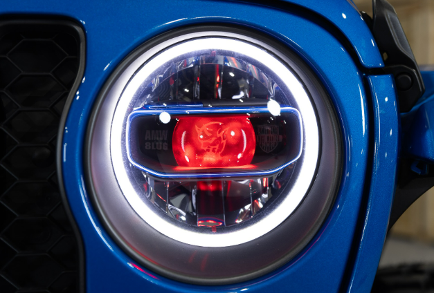 Hellcat Style RGB Head Light For Jeep Wrangler JL & Gladiator 2018 - 2025