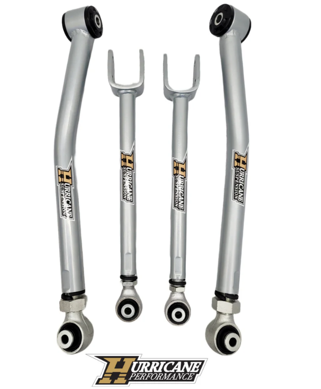 Hurricane Performance Super Flex Forged Adjustable HD Control Arms for Jeep Wrangler JK 2007 - 2017