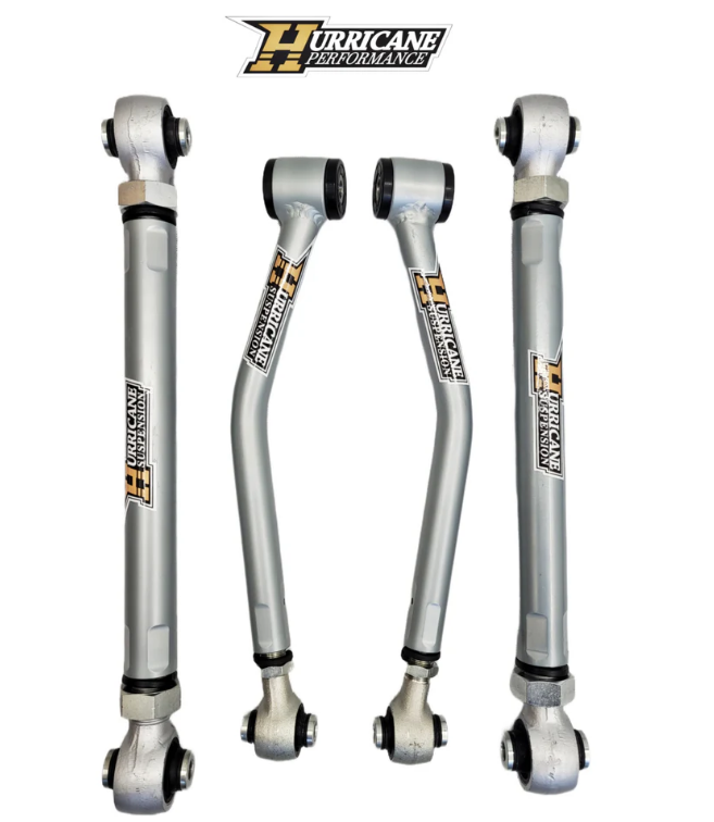 Hurricane Performance Super Flex Forged Adjustable HD Control Arms for Jeep Wrangler JK 2007 - 2017