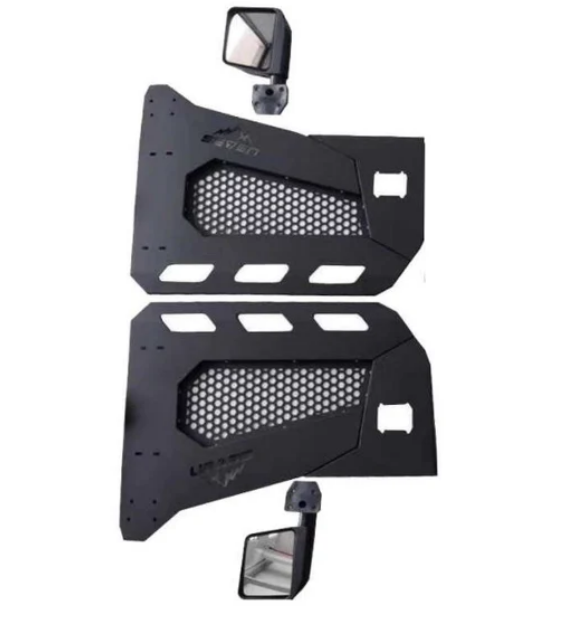 Mesh Half Door for 2 Door & 4 Door Jeep Wrangler JK & JL & Gladiator 2007-2025