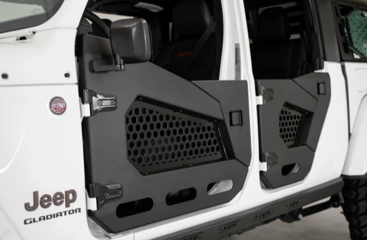 Mesh Half Door for 2 Door & 4 Door Jeep Wrangler JK & JL & Gladiator 2007-2025