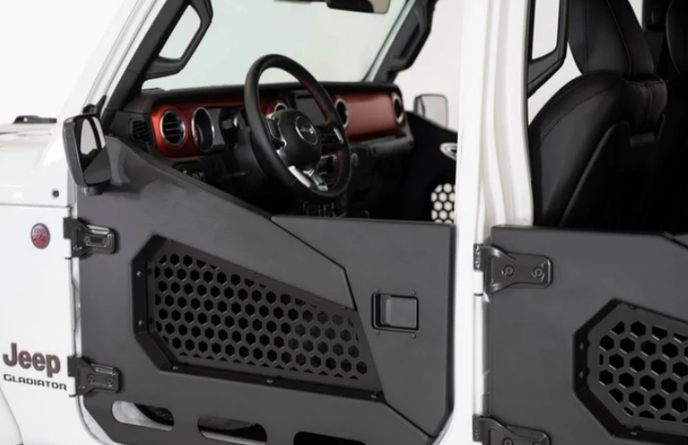 Mesh Half Door for 2 Door & 4 Door Jeep Wrangler JK & JL & Gladiator 2007-2025