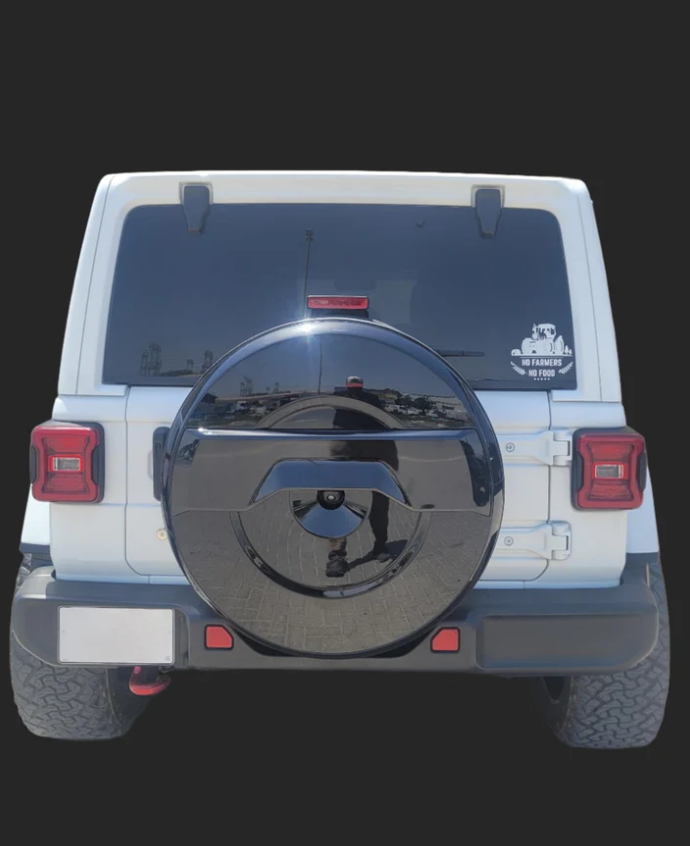 265 & 275 Diameter Spare Tire Cover Gloss Black