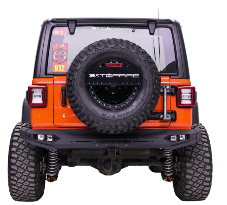 TopFire Spare Tire Carrier for Jeep Wrangler JL 2018-2025