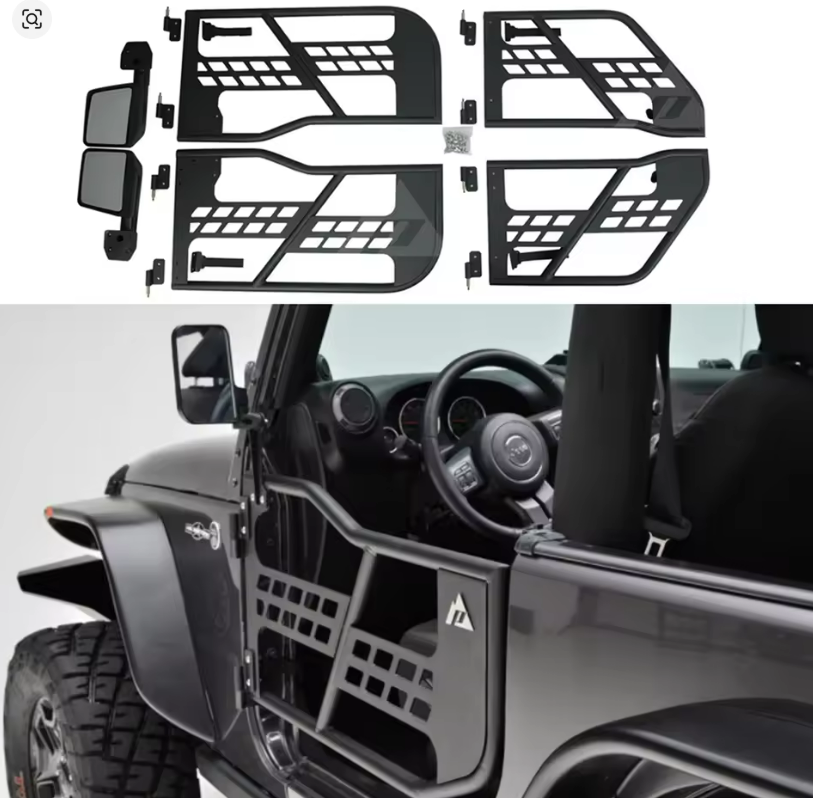 Tube Doors for Jeep Wrangler JK 2007 - 2017