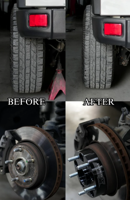 HURRICANE OFF ROAD EDITION WHEEL SPACER FOR JEEP WRANGLER JK 2007 - 2017