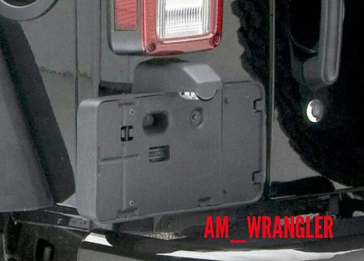 Number Plate Holder for Jeep Wrangler JK 2007 - 2017