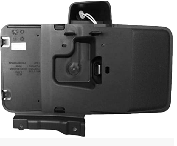 Number Plate Holder for Jeep Wrangler JK 2007 - 2017